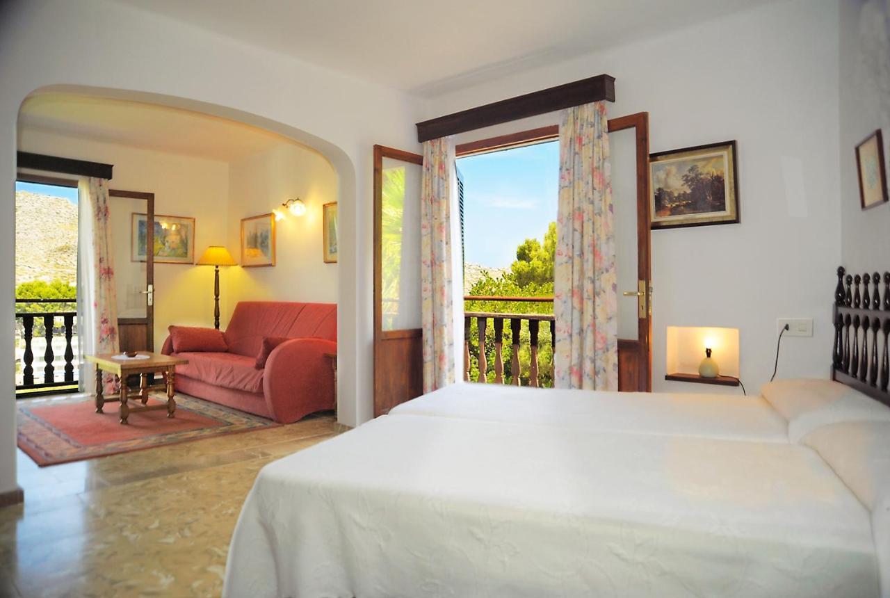 Hostal Los Pinos Cala de Sant Vicenc Exterior foto
